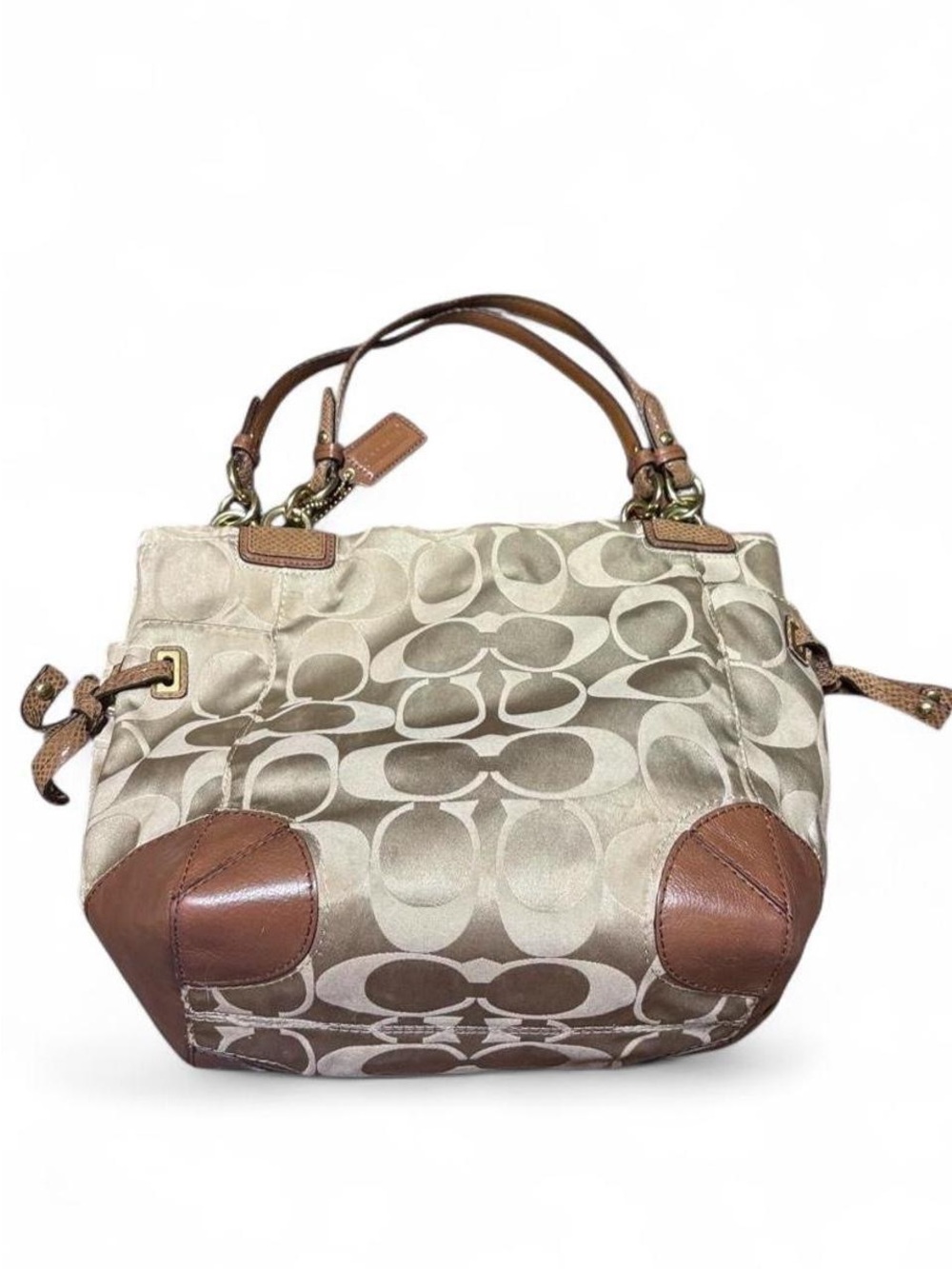 2009 Coach Peyton Monogram Tote Bag